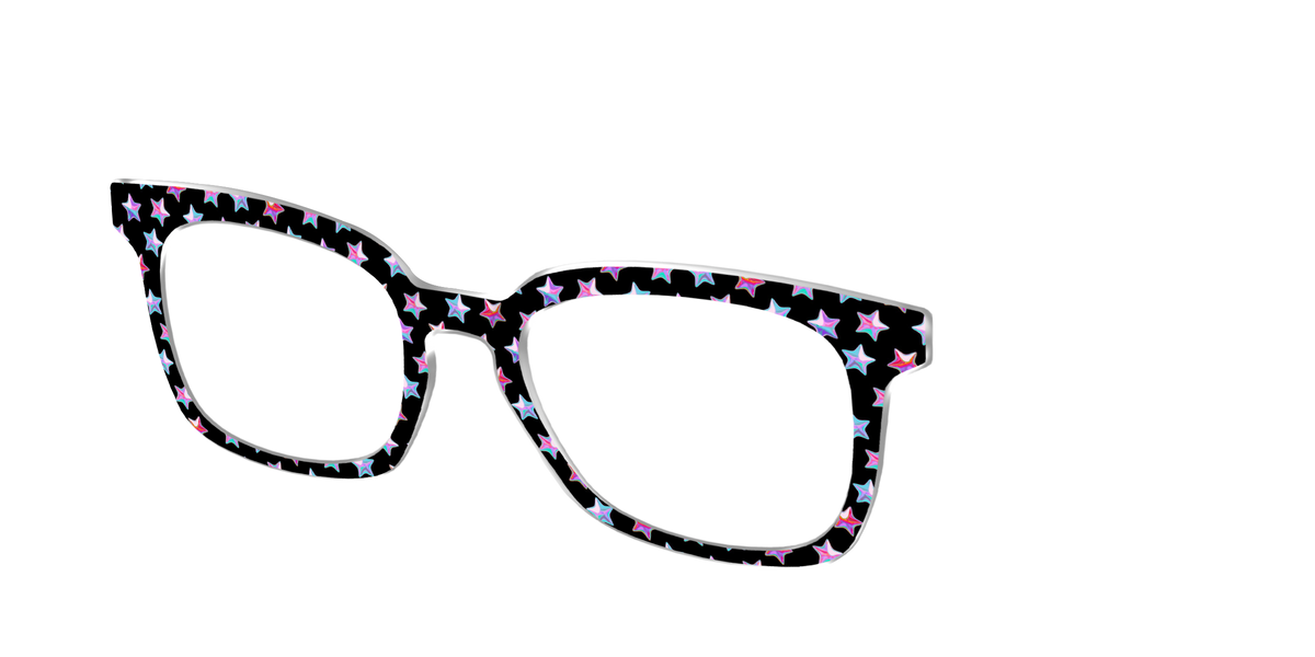 The Chrome Superstars - Angle Top Image - Pair Eyewear