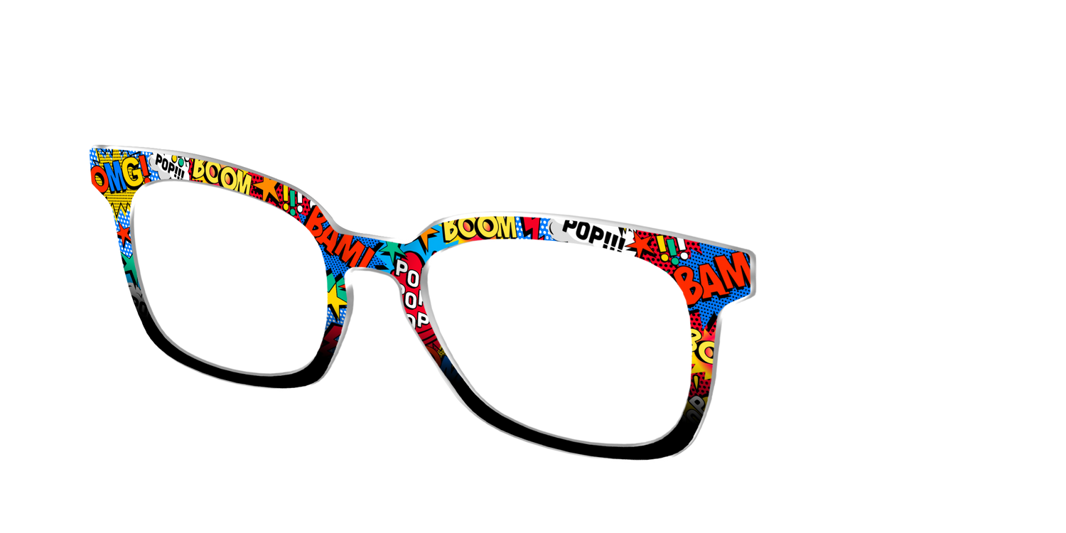 The Comic Strip - Angle Top Image - Pair Eyewear
