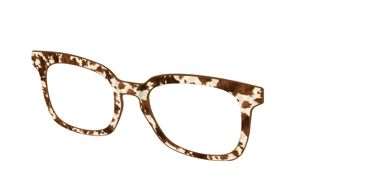The Cowhide - Angle Top Image - Pair Eyewear