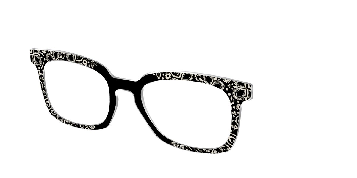 The Ecru Embroidery - Angle Top Image - Pair Eyewear