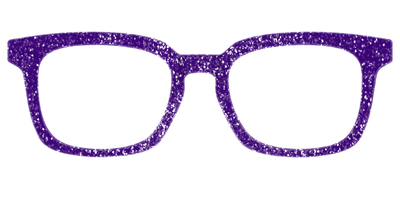 The Electric Purple Sparkle - Front Top Thumbnail - Pair Eyewear