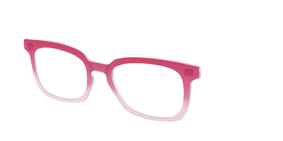 The Flamingo to Blush Gradient Crystal - Angle Top Thumbnail - Pair Eyewear