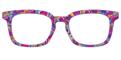 The Flower Power Paisley with Gold Foil - Front Top Thumbnail - Pair Eyewear