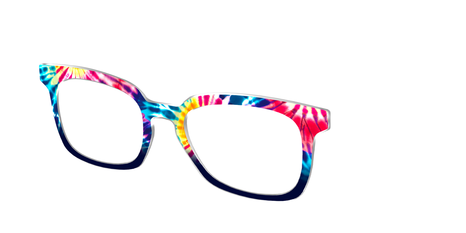 The Funky Tie-Dye - Angle Top Image - Pair Eyewear