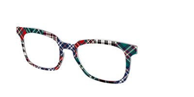 The Grunge Plaid Print Mix - Angle Top Thumbnail - Pair Eyewear
