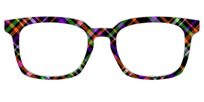 The Hexed Plaid - Front Top Thumbnail - Pair Eyewear