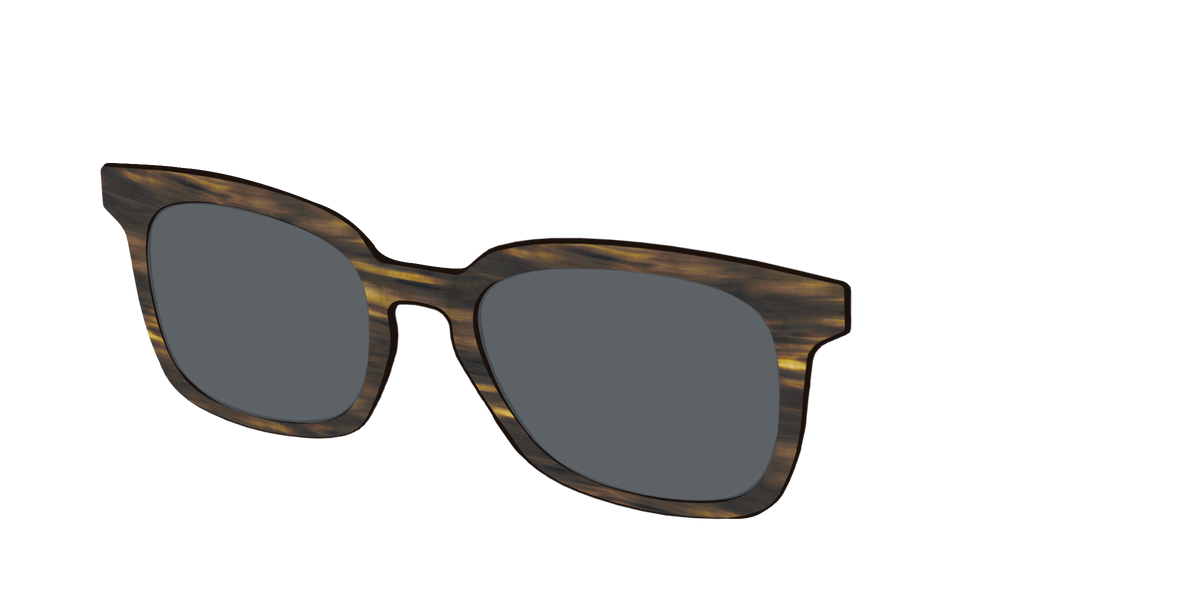 The Polarized Horn Sun Top - Angle Top Image - Pair Eyewear