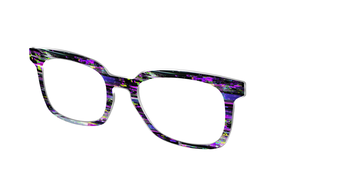 The Horror Film Glitch - Angle Top Image - Pair Eyewear