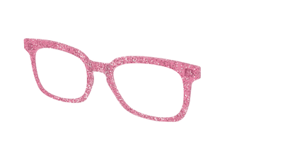 The Hot Pink Sparkle - Angle Top Thumbnail - Pair Eyewear