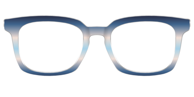 The Hydrangea Haze Gradient - Front Top Thumbnail - Pair Eyewear
