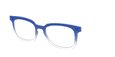 The Indigo Gradient Crystal - Angle Top Thumbnail - Pair Eyewear