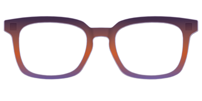 The Matte Midnight to Violet Gradient - Front Top Thumbnail - Pair Eyewear