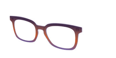 The Matte Midnight to Violet Gradient - Angle Top Thumbnail - Pair Eyewear