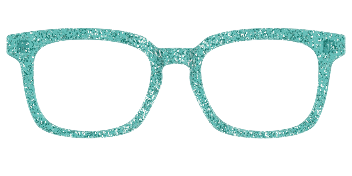 The Mint Sparkle - Front Top Image - Pair Eyewear