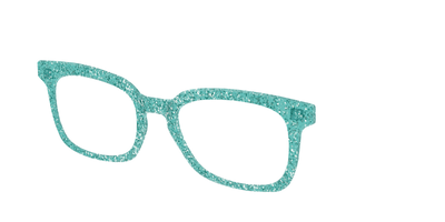 The Mint Sparkle - Angle Top Thumbnail - Pair Eyewear