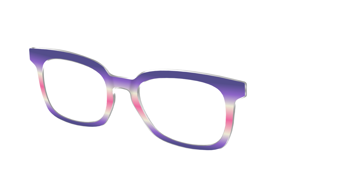 The Petunia Haze Gradient - Angle Top Image - Pair Eyewear