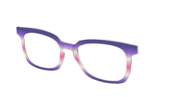 The Petunia Haze Gradient - Angle Top Thumbnail - Pair Eyewear