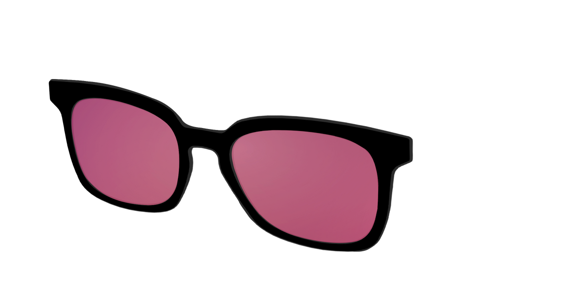The Polarized Pink Reflective Sun Top - Angle Top Image - Pair Eyewear