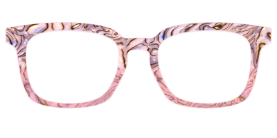 The Pink Conch Shell Pearl Crystal Split - Front Top Thumbnail - Pair Eyewear