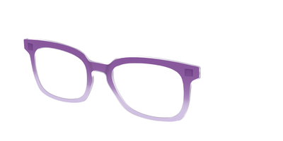 The Plum to Lilac Gradient Crystal - Angle Top Thumbnail - Pair Eyewear
