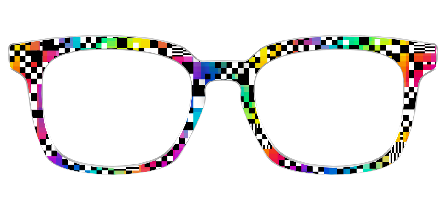 The Prismatic Check - Front Top Image - Pair Eyewear