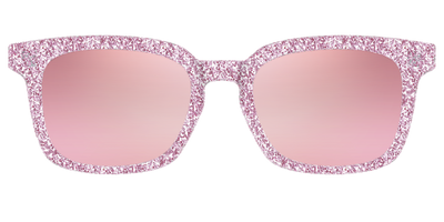 The Polarized Rose Gold Sparkle Sun Top - Front Top Thumbnail - Pair Eyewear
