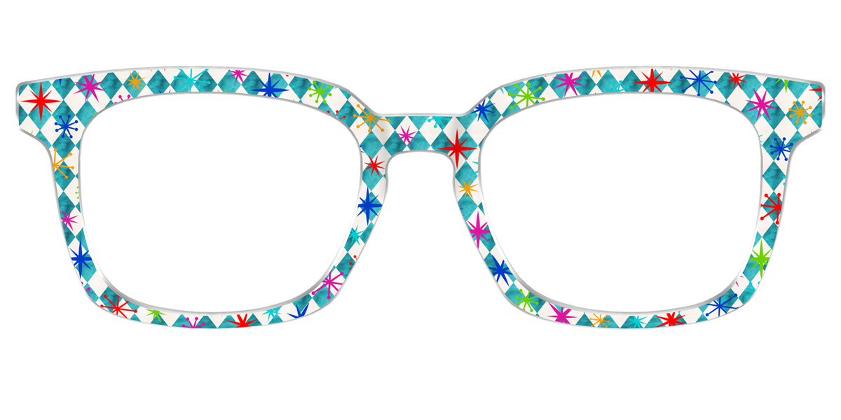 The Starburst Diamonds - Front Top Image - Pair Eyewear