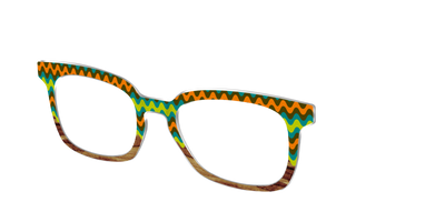 The Woodgrain Waves - Angle Top Thumbnail - Pair Eyewear