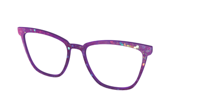 The Berry Jam Hexagons - Angle Top Thumbnail - Pair Eyewear