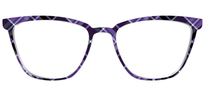 The Blackberry Plaid - Front Top Thumbnail - Pair Eyewear