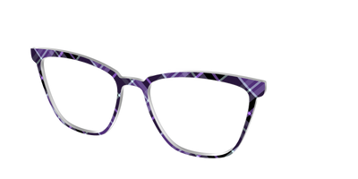 The Blackberry Plaid - Angle Top Thumbnail - Pair Eyewear