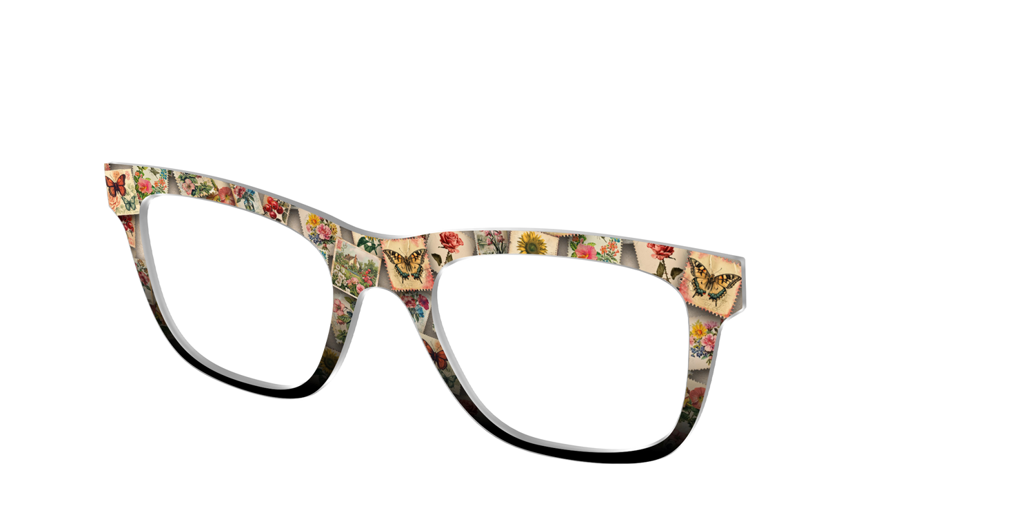The Antique Stamps - Angle Top Image - Pair Eyewear