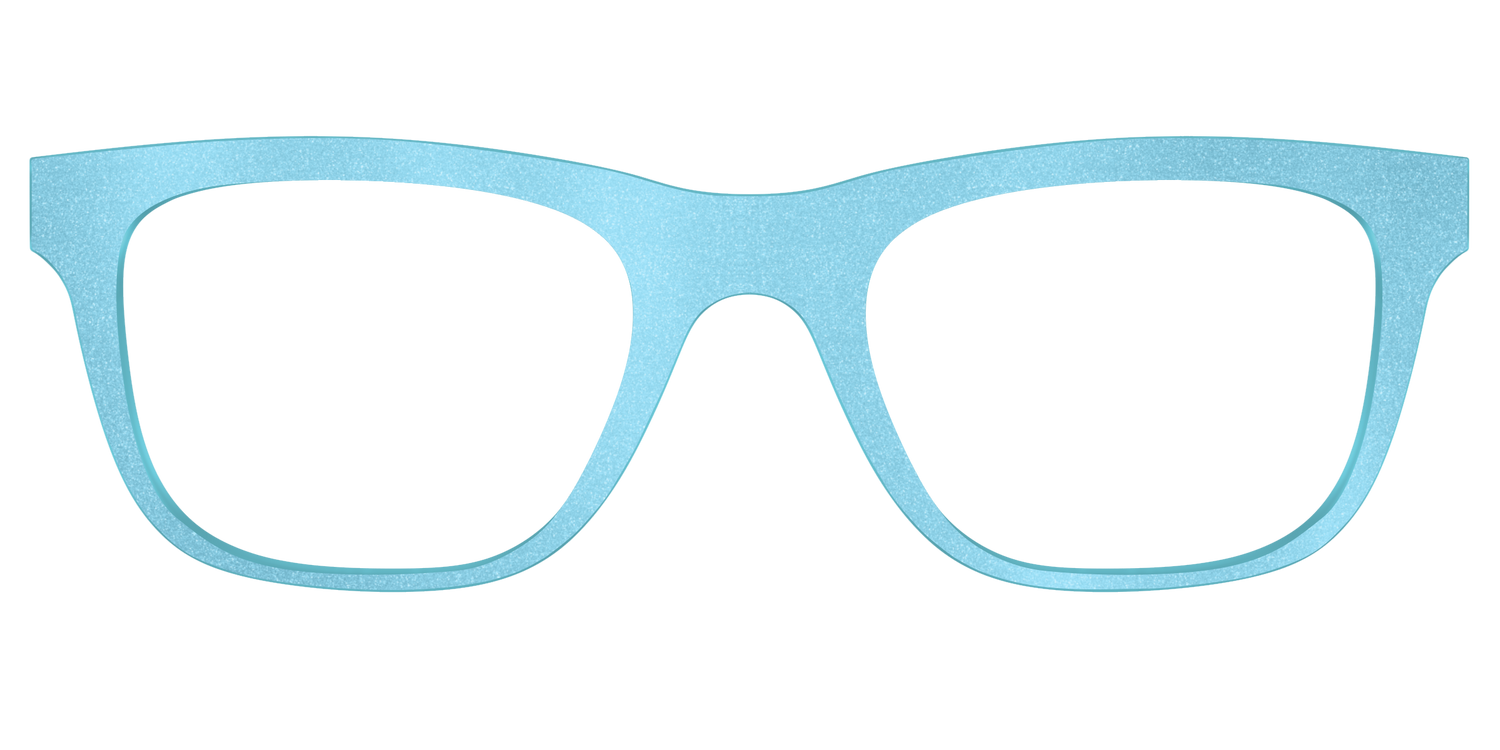 The Aqua Shimmer - Front Top Image - Pair Eyewear