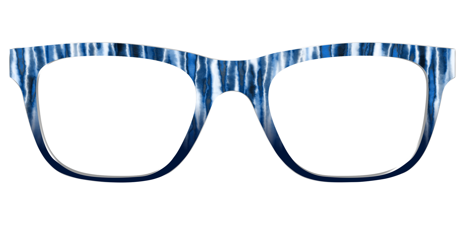The Azure Tie-Dye - Front Top Image - Pair Eyewear