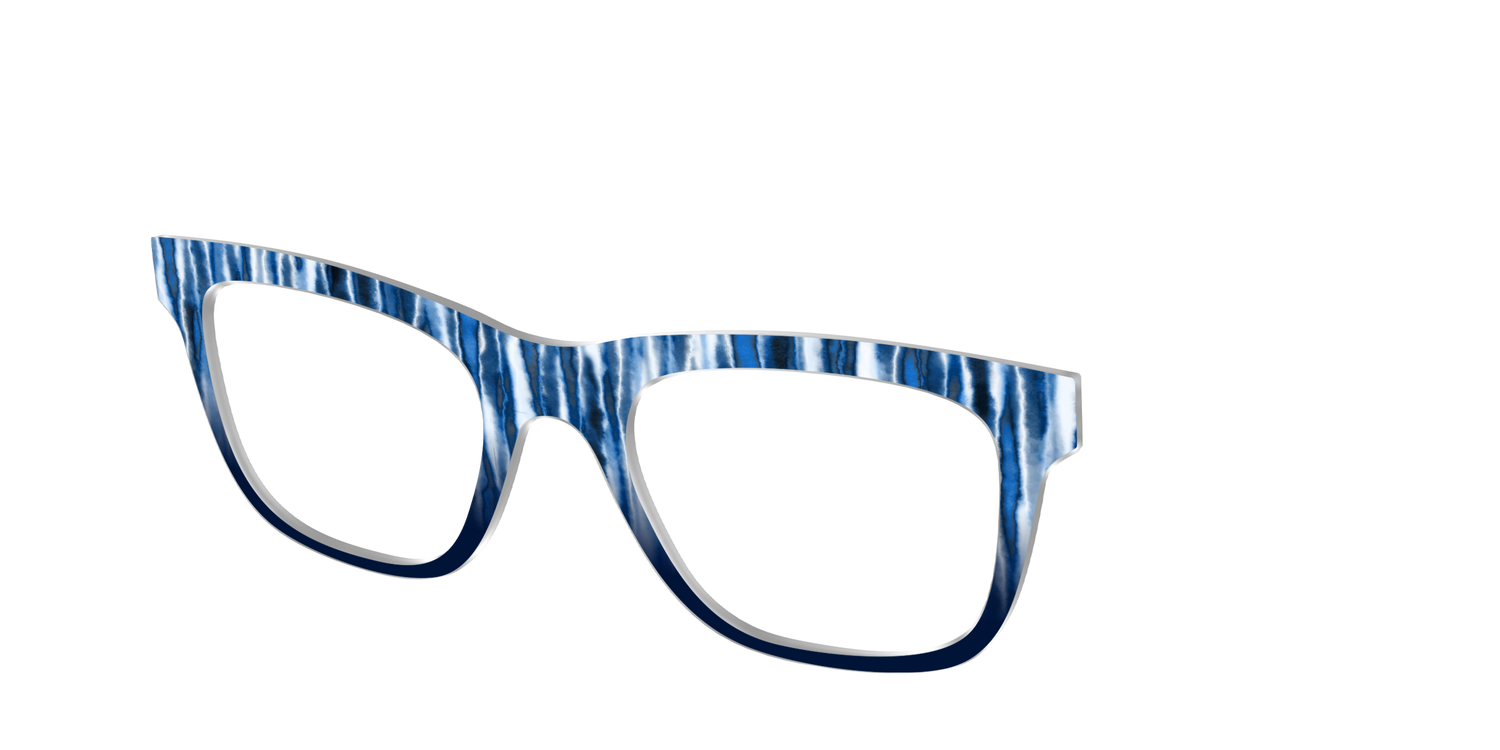 The Azure Tie-Dye - Angle Top Image - Pair Eyewear