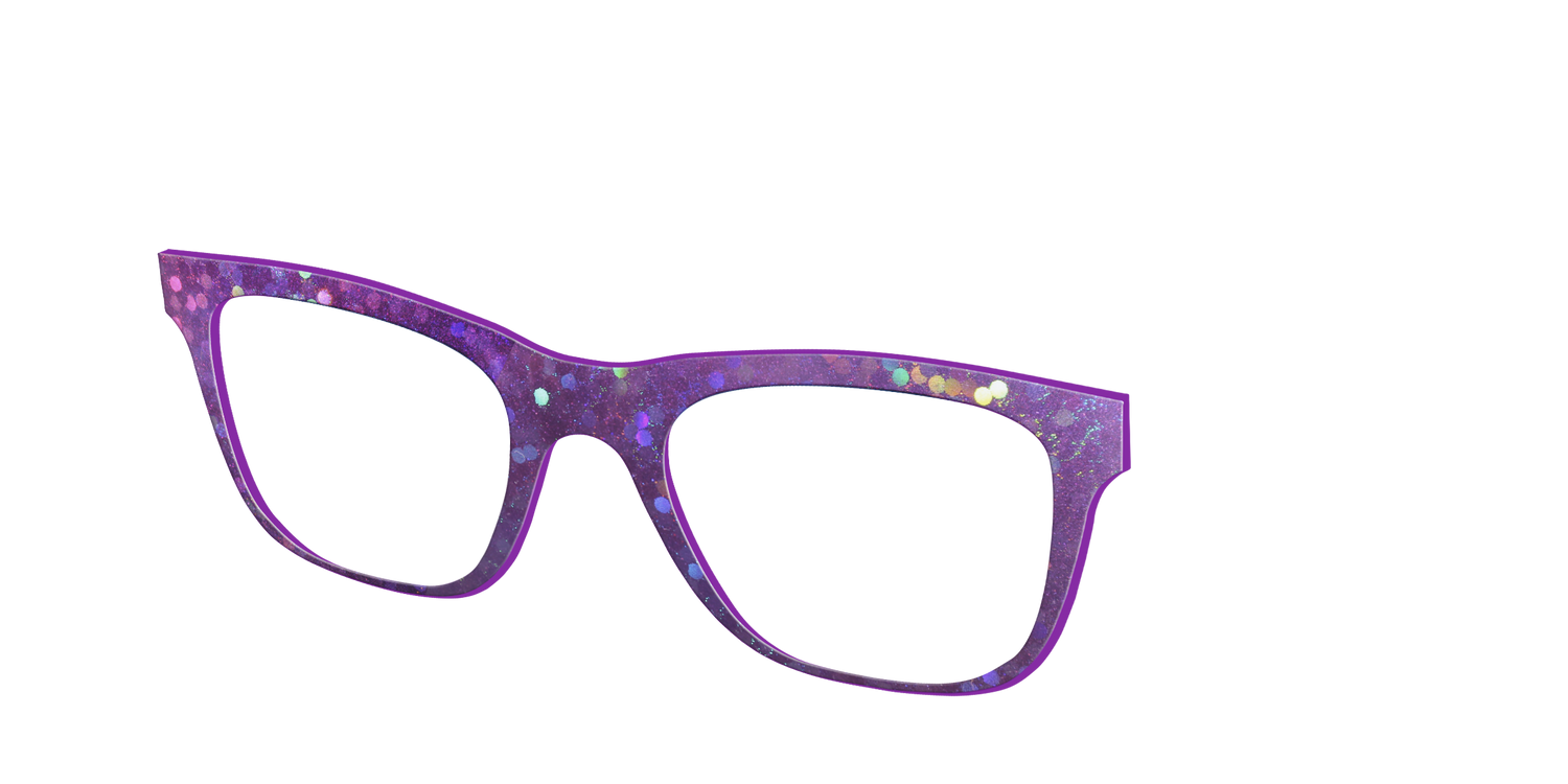 The Berry Jam Hexagons - Angle Top Image - Pair Eyewear