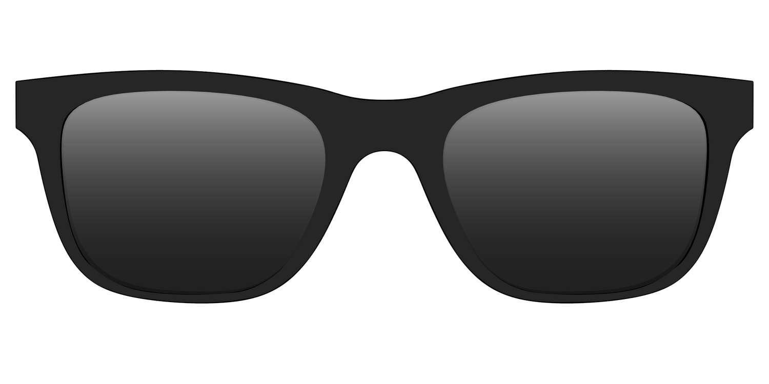 The Polarized Black Sun Top - Front Top Image - Pair Eyewear