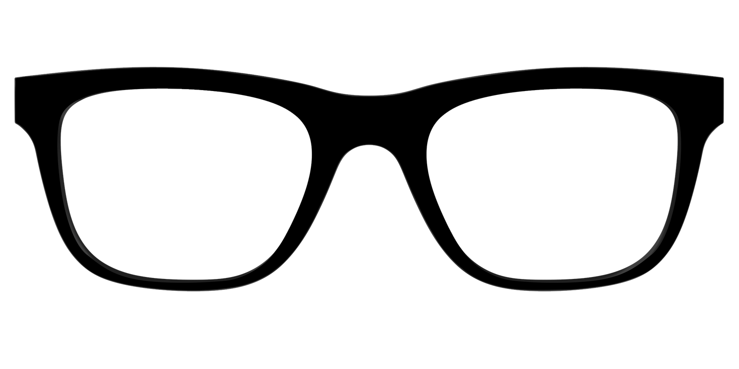 The Black - Front Top Image - Pair Eyewear