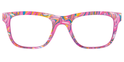 The Bubble Gum Pearl Marble - Front Top Thumbnail - Pair Eyewear