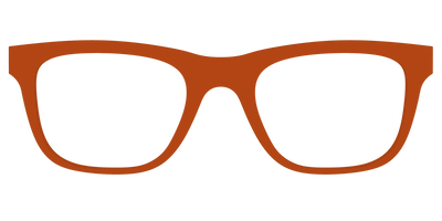 The Burnt Orange - Front Top Thumbnail - Pair Eyewear