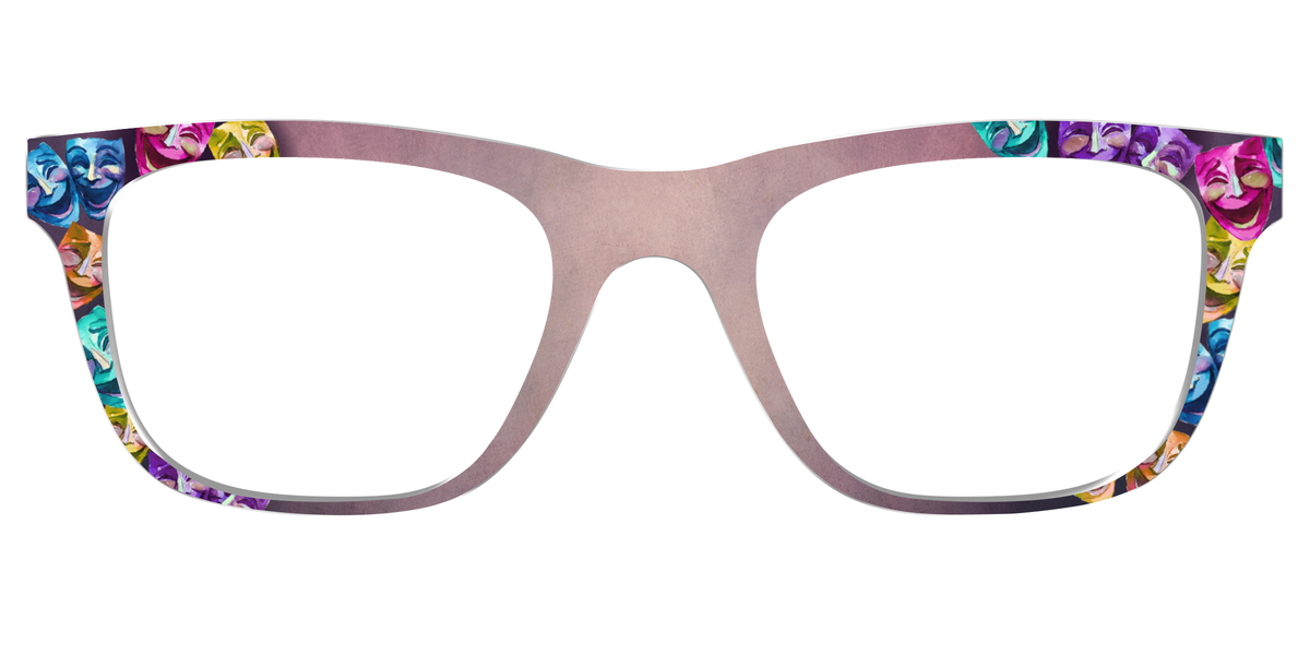 The Comedy Masks - Front Top Image - Pair Eyewear