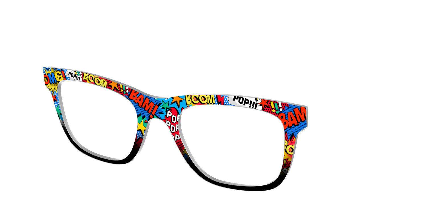 The Comic Strip - Angle Top Image - Pair Eyewear