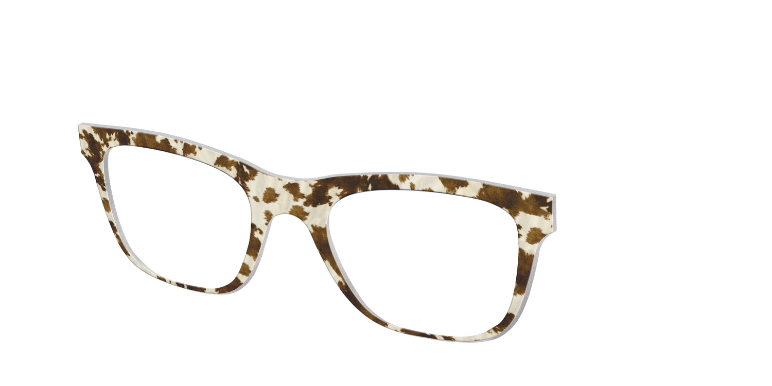 The Cowhide - Angle Top Image - Pair Eyewear