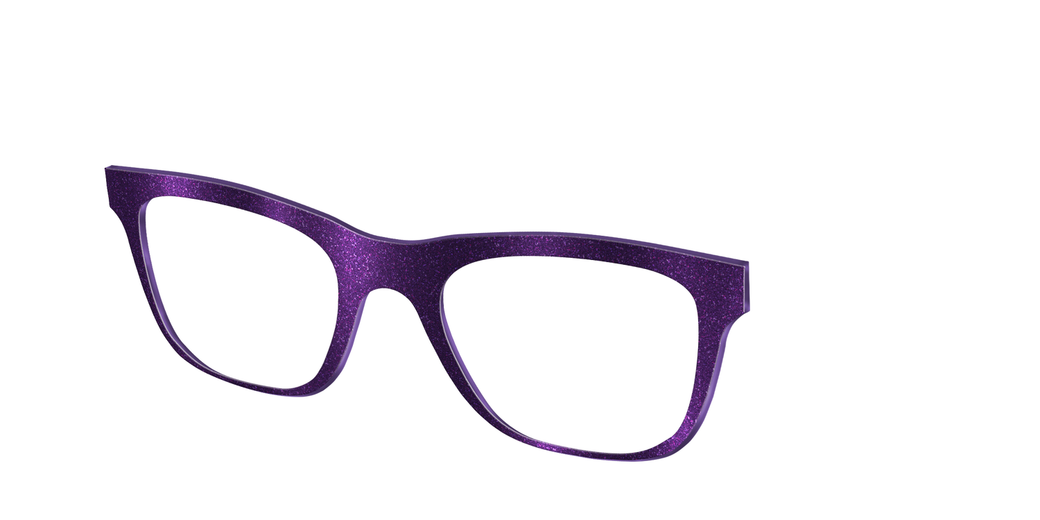 The Deep Purple Shimmer - Angle Top Image - Pair Eyewear