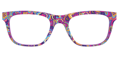 The Flower Power Paisley with Gold Foil - Front Top Thumbnail - Pair Eyewear