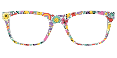 The Funky Foil Stickers - Front Top Thumbnail - Pair Eyewear