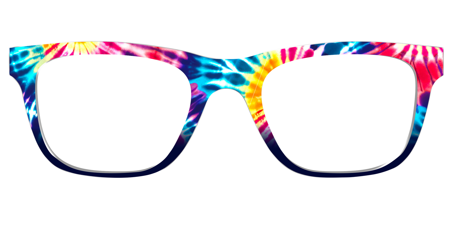 The Funky Tie-Dye - Front Top Image - Pair Eyewear