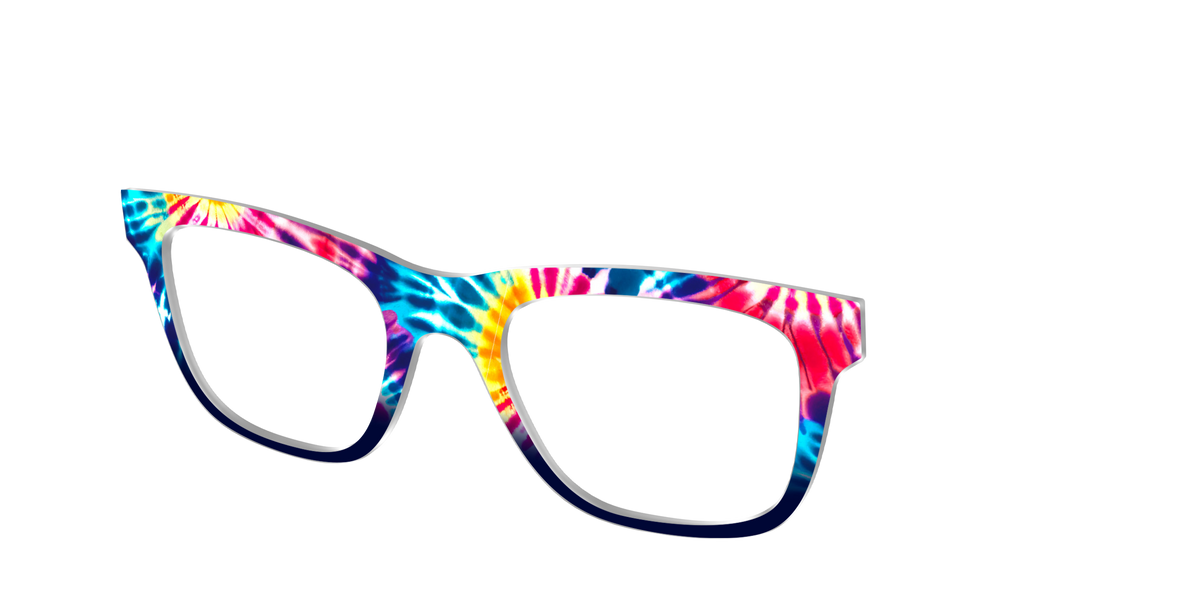 The Funky Tie-Dye - Angle Top Image - Pair Eyewear