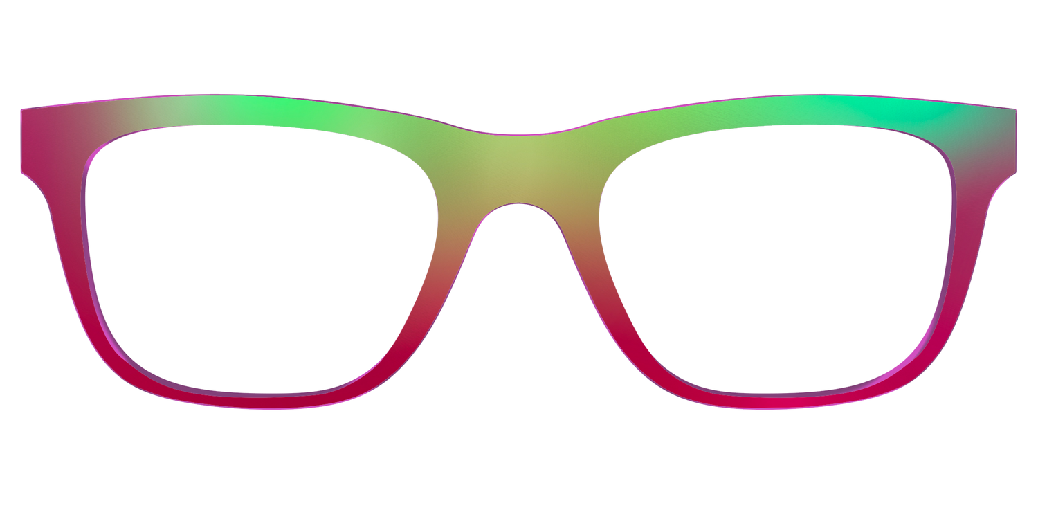 The Guava Ombre - Front Top Image - Pair Eyewear
