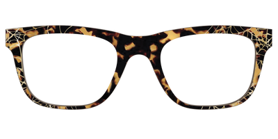 The Haunted Tortoise with Gold Foil Webs - Front Top Thumbnail - Pair Eyewear